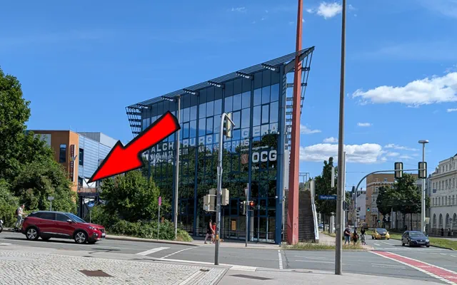 Ansicht zur Tanzschule